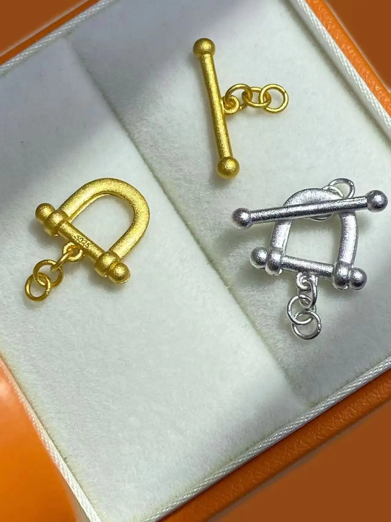 Wholesale DIY S925 Sterling Silver Clasp Necklace Bracelet Clasp Hook Accessories for 5-8mm Pearls 5pcs/lot