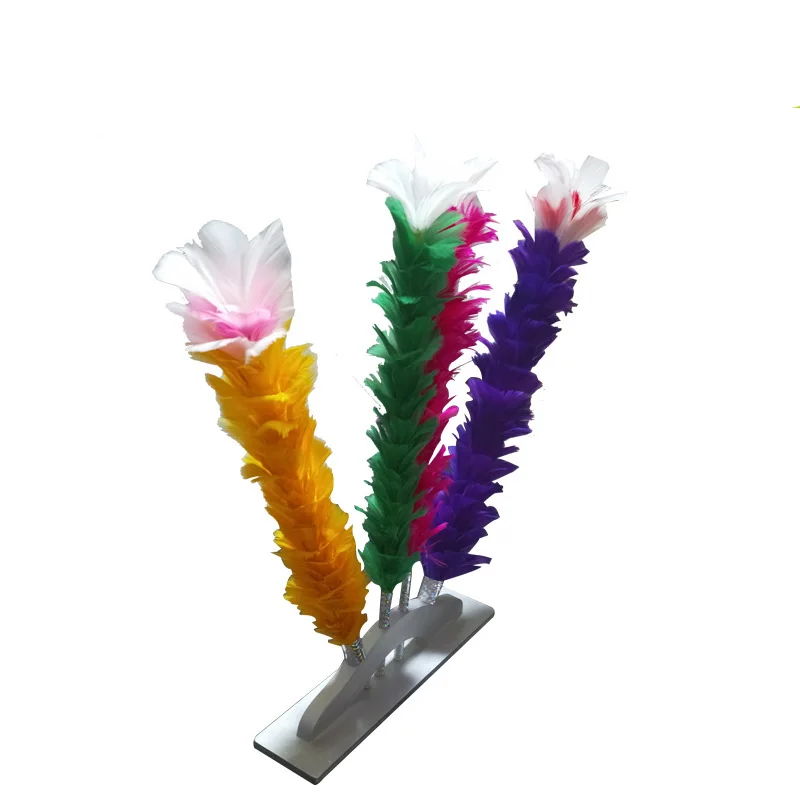 hamed-colorful-feather-sticks-magic-trickcolor-changing-featherduster-color-changing-flowermentalismstageclose-upfun