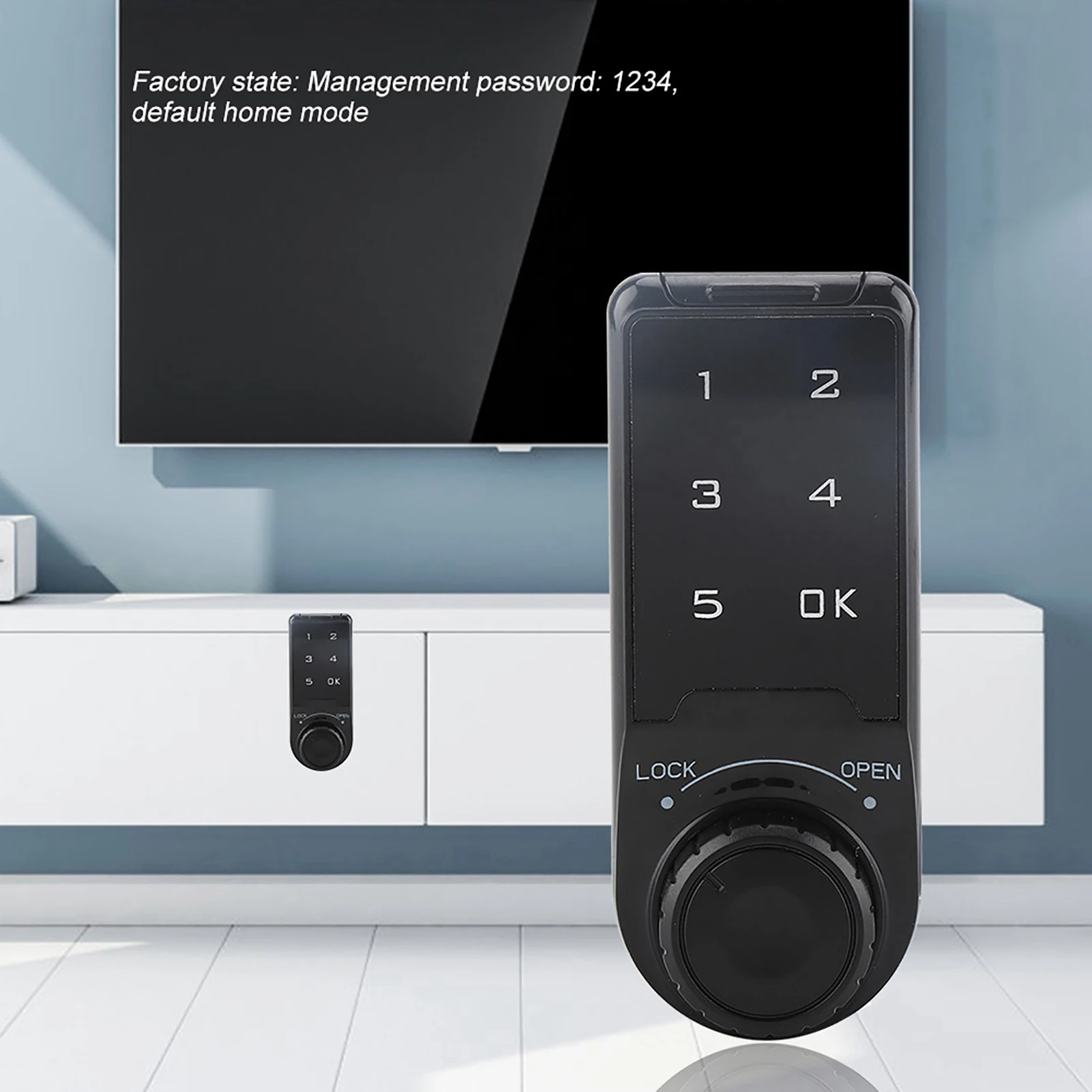 Electric Coded Lock Touch Keypad Password Key Access Lock Digital Electronic Security Cabinet Coded Locker Touch Keypad Lock