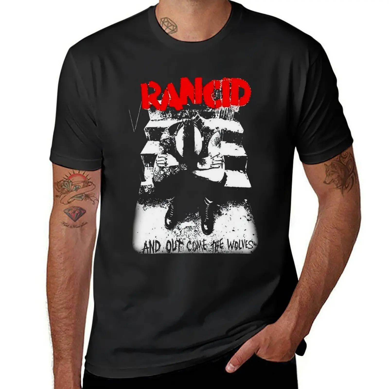 

Rancid FS2 - rancid- band > music legend> Лидер продаж, летняя футболка, красивая Мужская футболка