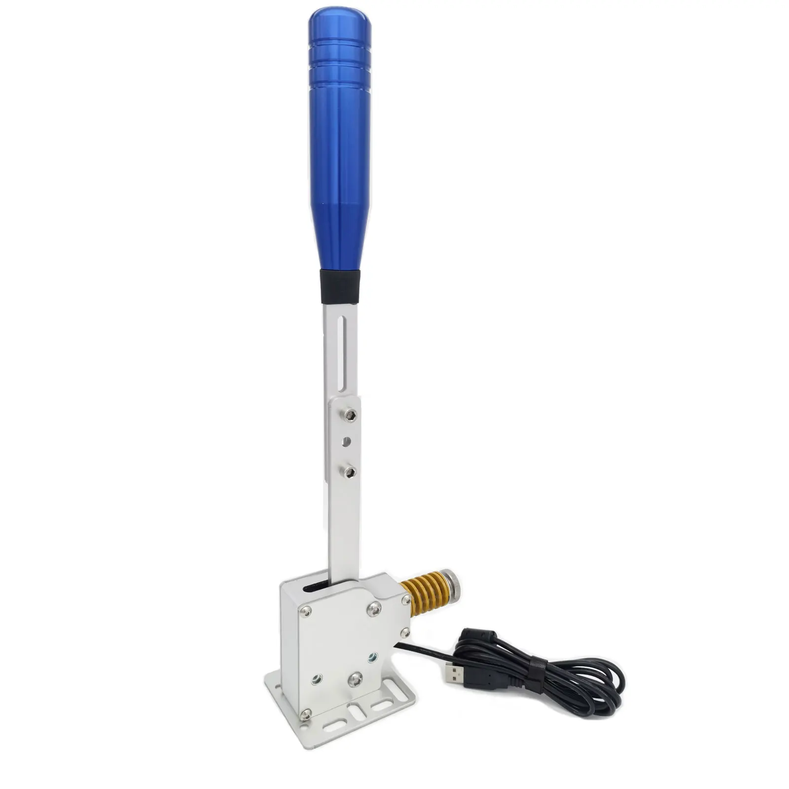 Simplayer Linear Handbrake Sim Racing Game Handbrake (All-Black/(with Black/Blue Handle) Suitable for Logitech G27 and G29