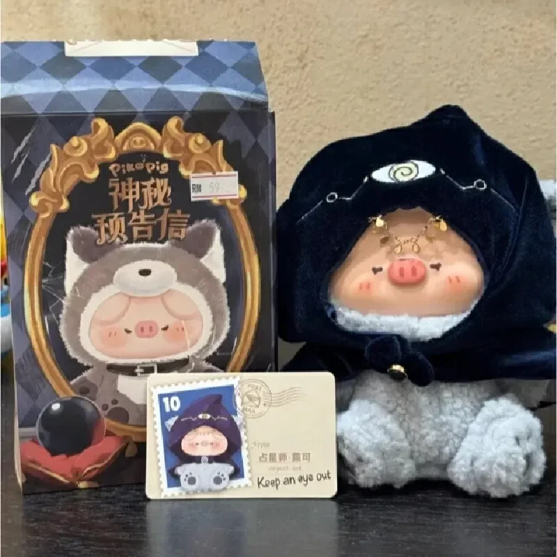 

Подлинная Piko Pig Mysterious Preview Letter Series, виниловое лицо, плюшевая глухая коробка, милая коллекционная декоративная сумка, кулон, орнамент, подарки