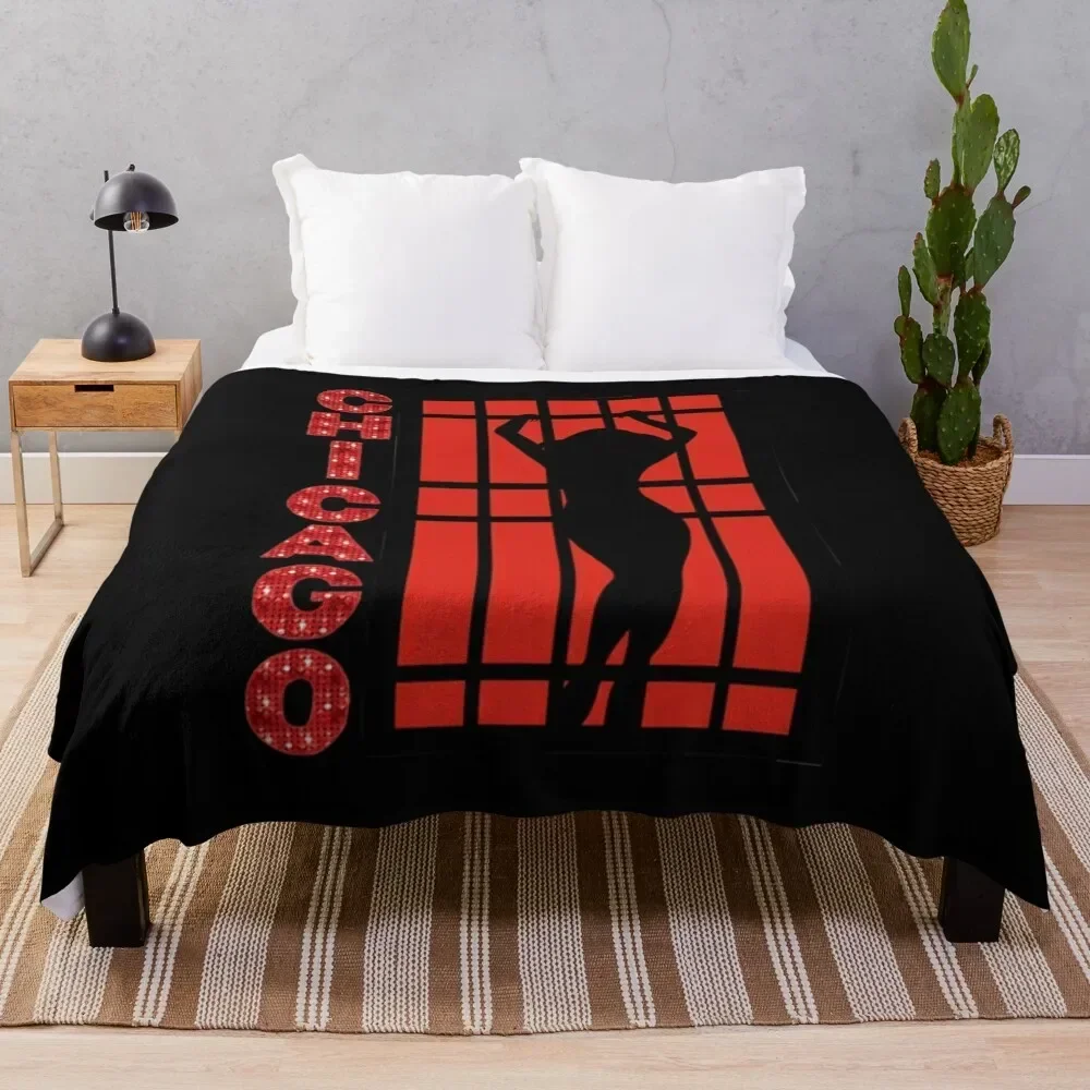 

Chicago the Musical Classic T-Shirt Throw Blanket Bed Fashionable wednesday Decorative Beds Blankets