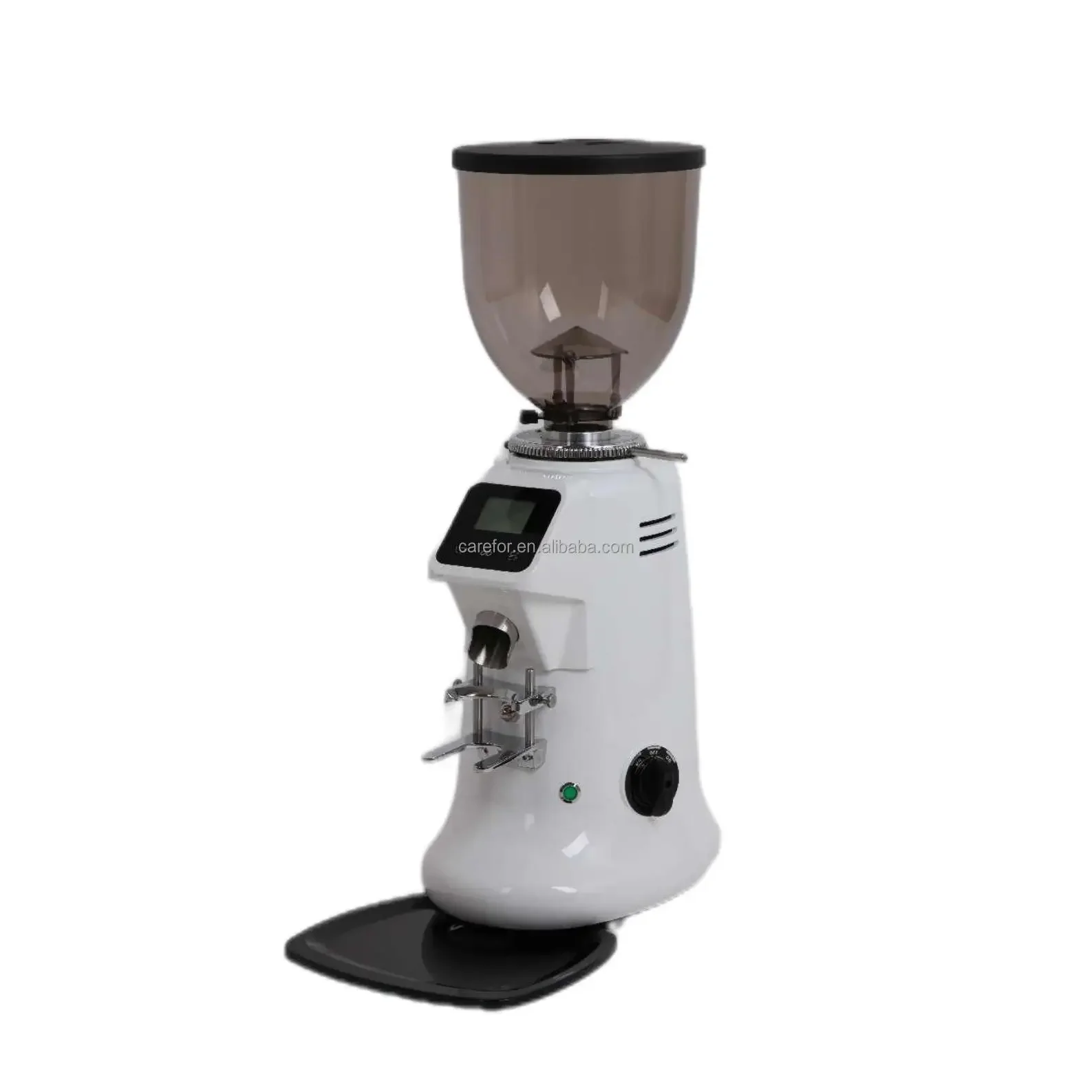 Commercial Electric Coffee Grinder Grade Touch Screen Automatic Espresso Coffee Grinder With Funnel