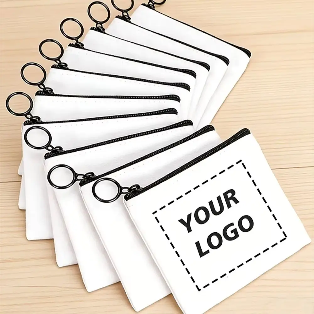 10er-Pack, DIY anpassbare Geldbörse mit Ihrem Logo/Bild – Damen-Geldbörse, Unisex-Geldbörse, Mädchen-Geldbörse – Detail 1