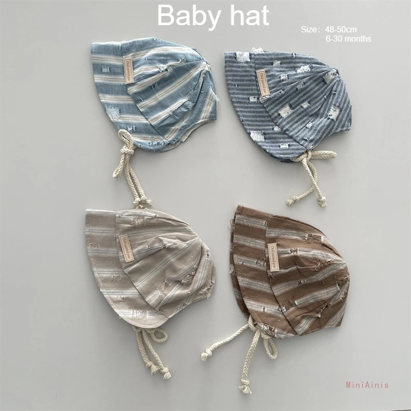 Baby-Sonnenhut, 48–50 cm, 6–30 Monate, Fischerhut für Kleinkinder, Sommer, für Kinder, Jungen, Mädchen, UV-Schutz, verstellbare Nackenklappe, Strand, Outdoor