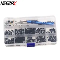 NEEBRC RC Car Tool & Metal Screws Nuts Box Kit Set Allen Key Machine Wire Bolt Wrench for Wltoys 1/14 144001 Accessories