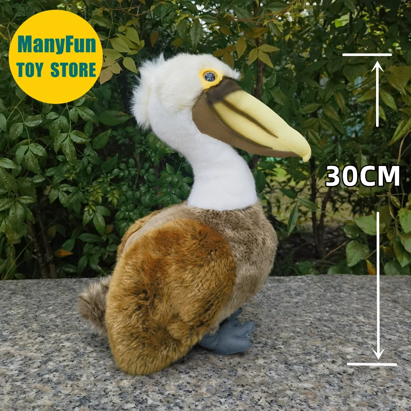 Realistische Pelikan High Fidelity Lebensechte Kormorant Plüsch Spielzeug Lebensechte Osprey Simulation Pelikan Stofftier Puppe Spielzeug Geschenk