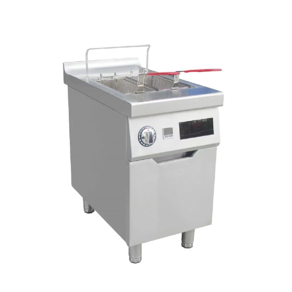 

Electric Heating Single Tank Deep Fryer For Commercial Fast-food Shop And Food Stalls