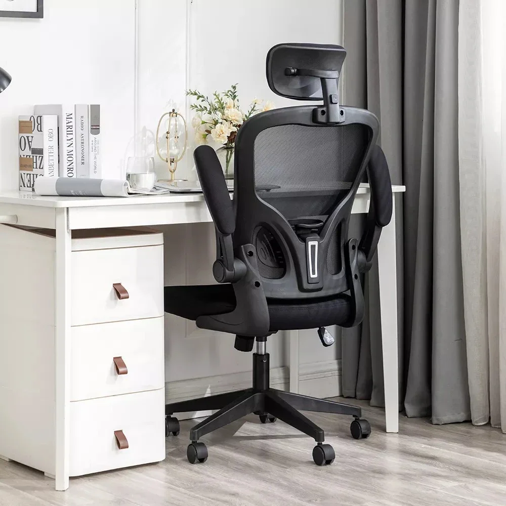 Computer Chair Home Office Chair with Lumbar Support Mesh High Back Task Chair with Adjustable Headrest Adjustable Height Lift