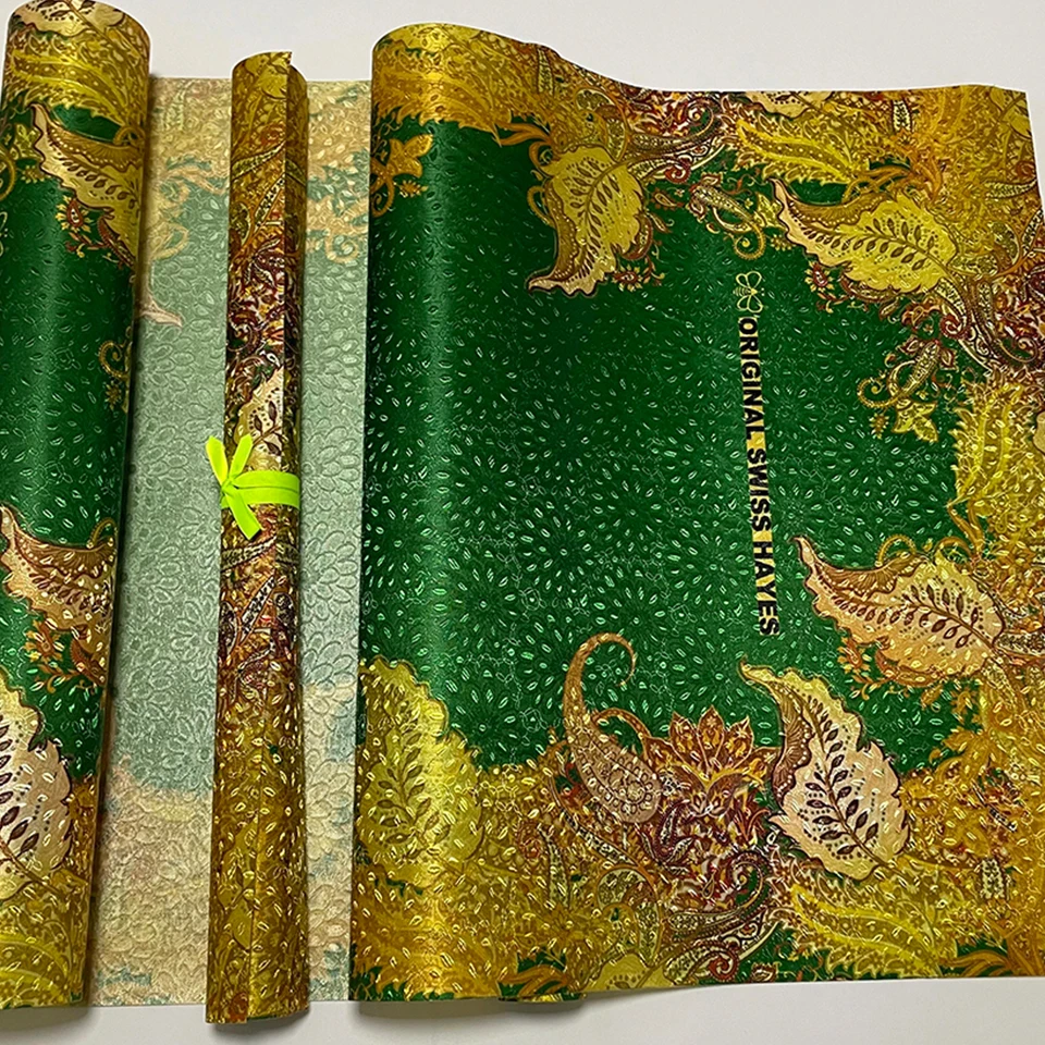 

Luxury Nigerian Wedding Gele for Bride - 2PC Elegant Green Sego Gele & Ipebo Set, Grand Hayes Designer Turban and Wrapper TX-3-4