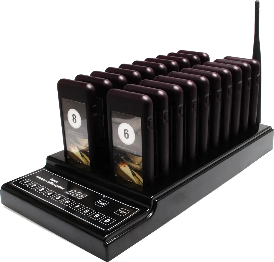 Ober Service Calling Pager, restaurant draadloos bestelsysteem