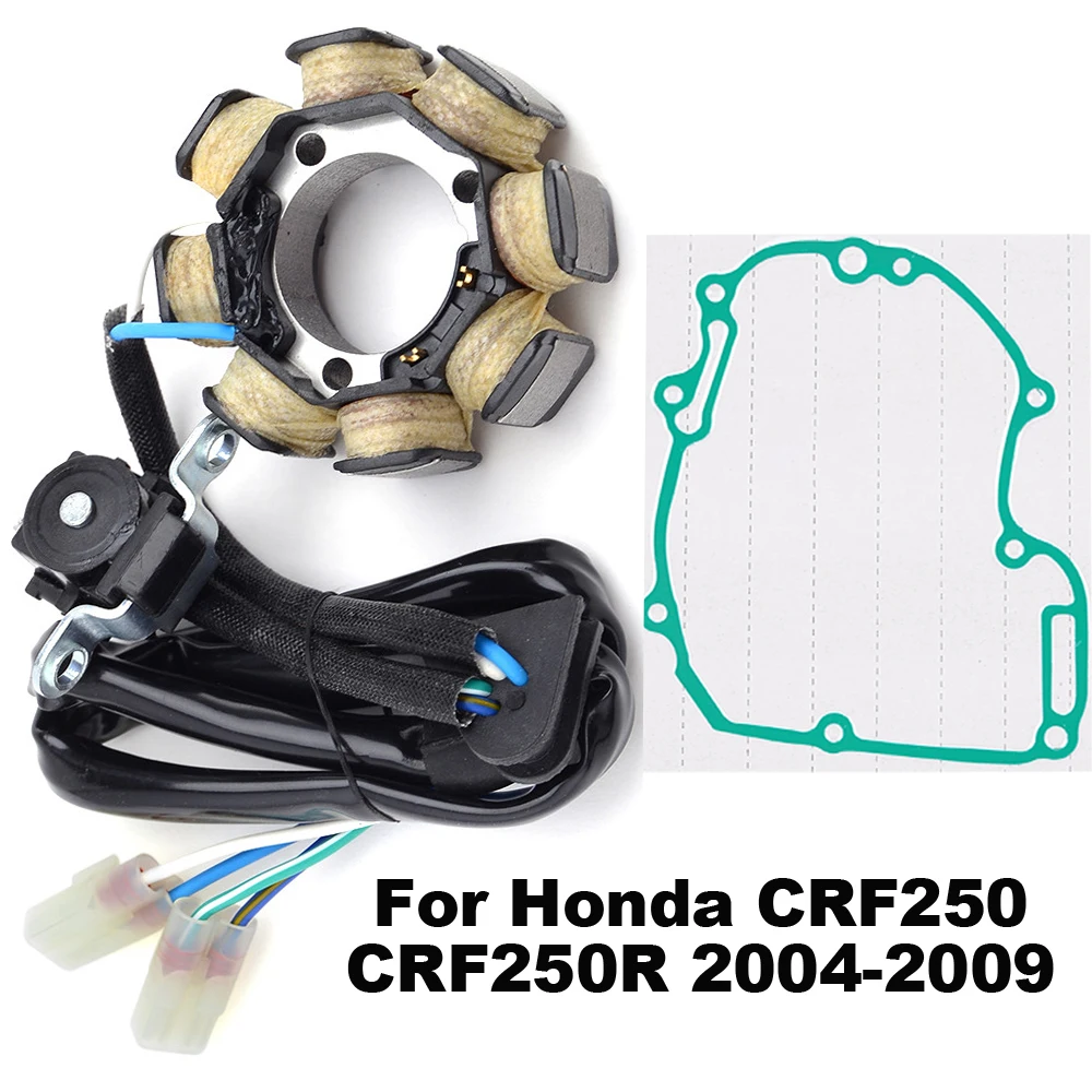 

Прокладка катушки статора мотоцикла для Honda CRF250 CRF250R CRF 250R 2004-2009 2005 2006 2007 2008