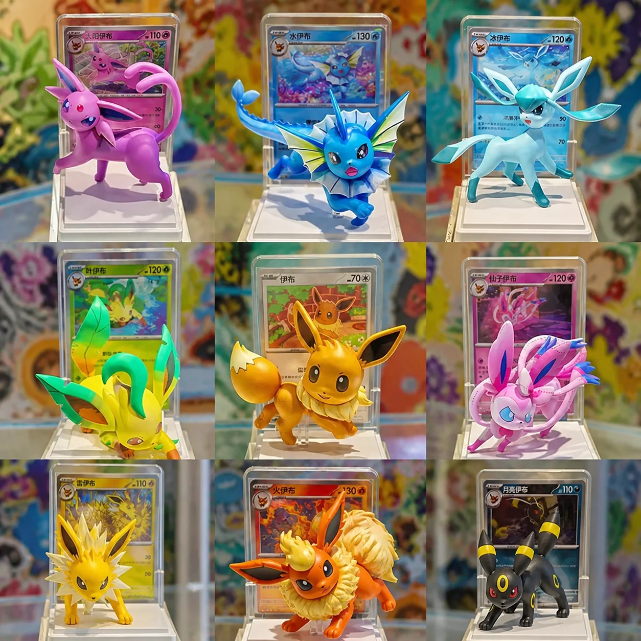 新しいポケモン-ドリームペインティングコレクション-151-フィギュアセット-vol3-ブースターパック-ptcg-イーブイ-フィギュア-シルベオン-アイコンボックス-誕生日プレゼント-おもちゃ