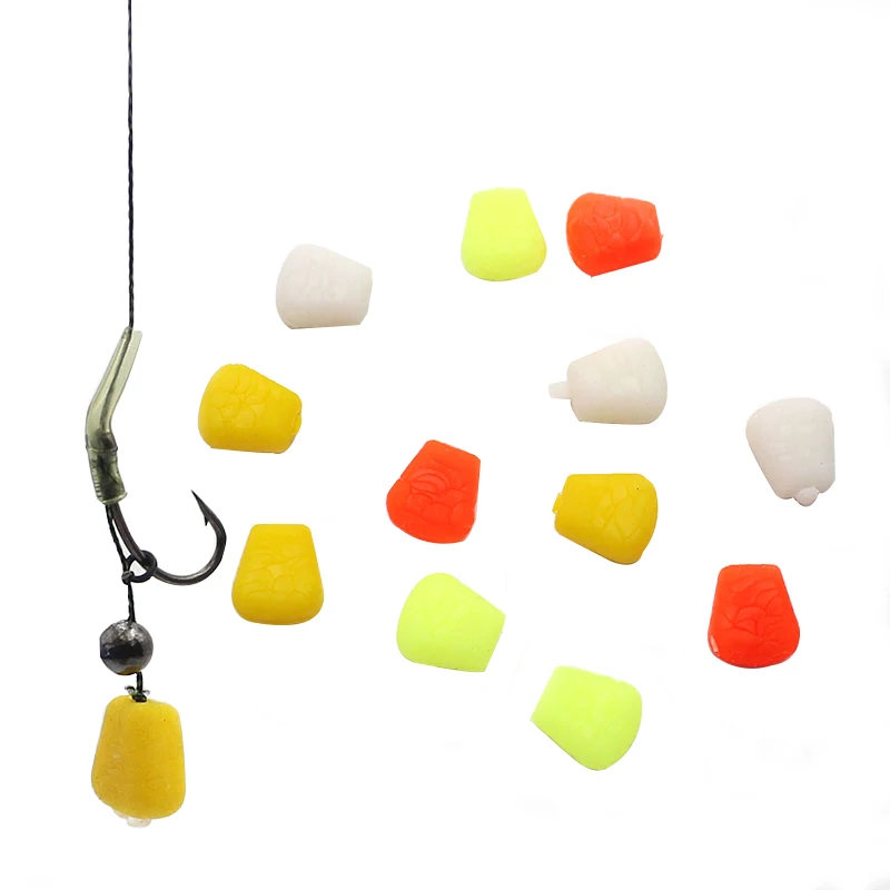 

50pcs Carp Fishing Accessories Pop Up Boilies Corn Bait Slow Sinking Fake Food Plastic Lure For Carp Fishing Tackle Equipment