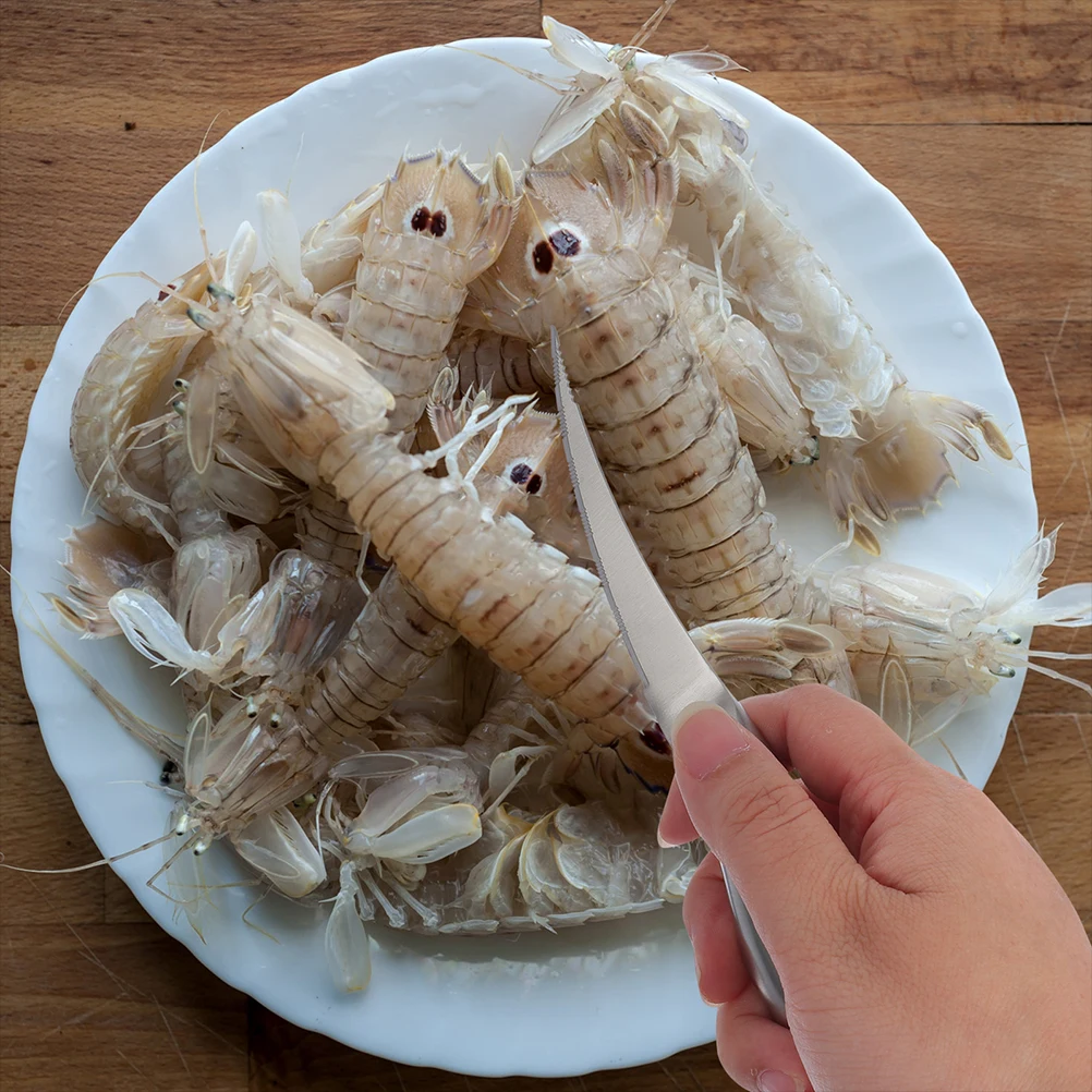 

2pcs All-Steel Shrimp Line Stainless Steel Kitchen Tool Easy Thread Removal Compact Design Rust Resistant for Home