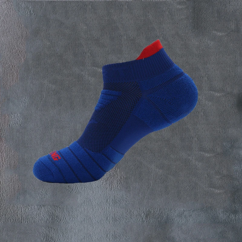 100 Pairs Non-Slip Sports Socks for Men & Women Thickened Towel Bottom Professional Running Fitness Training Basketball Socks