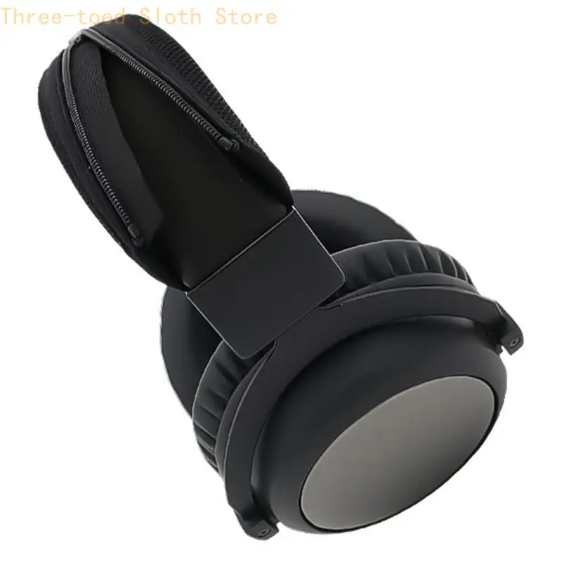 Bequeme Kopfbügelhülle für Over-Ear-Kopfhörer der dritten Generation mit glattem Reißverschluss E74A – Detail 3