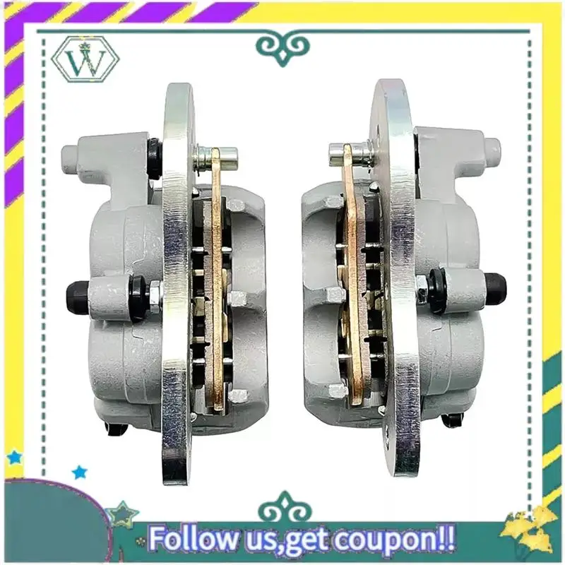 

A82U-1Pair Motorcycle Brake Caliper 705601462 705601463 For Can-Am Maverick Sport Trail X3 Turbo Defender HD5/HD7 705601887