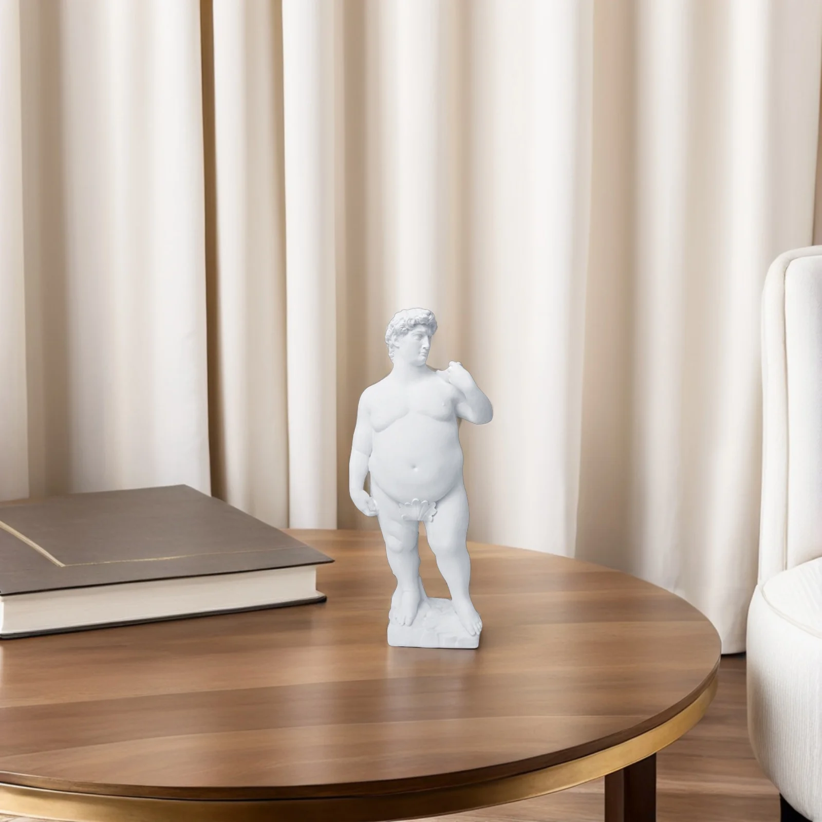 

1pc Desktop Decoration For David Ornament Decor Office Mall Display Home Home Resin Crafts Decor Resin Crafts Ornament