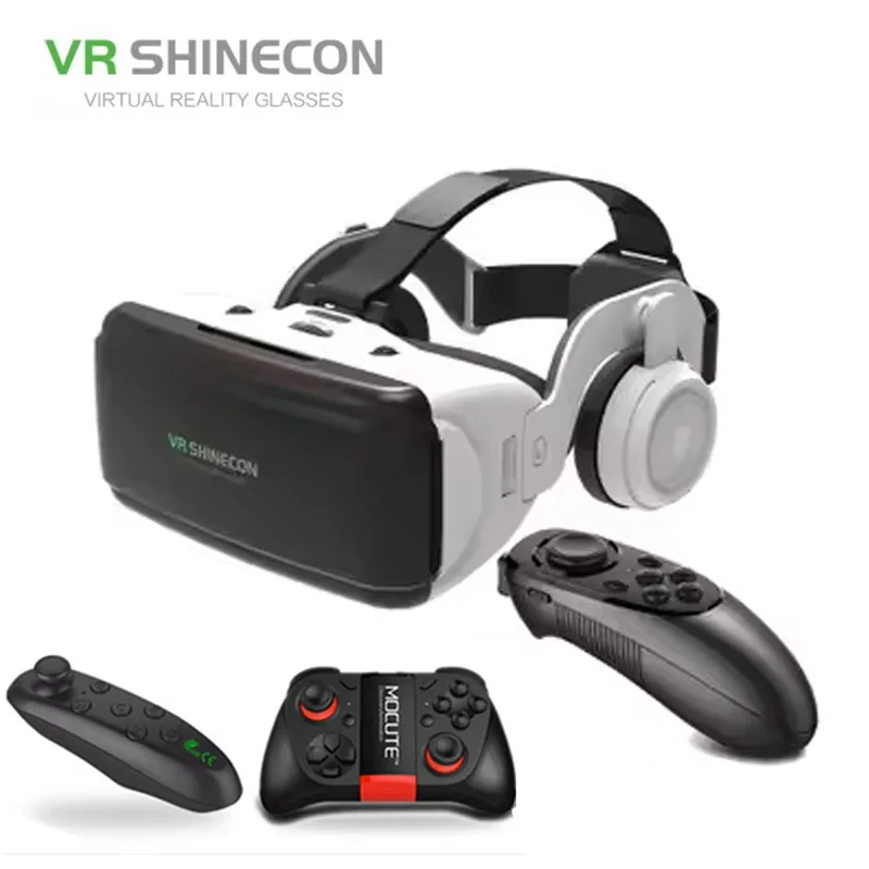 

Новые очки виртуальной реальности Shinecon Pro VR Google 3D VR очки картонная гарнитура виртуальные очки для ios Android смартфон
