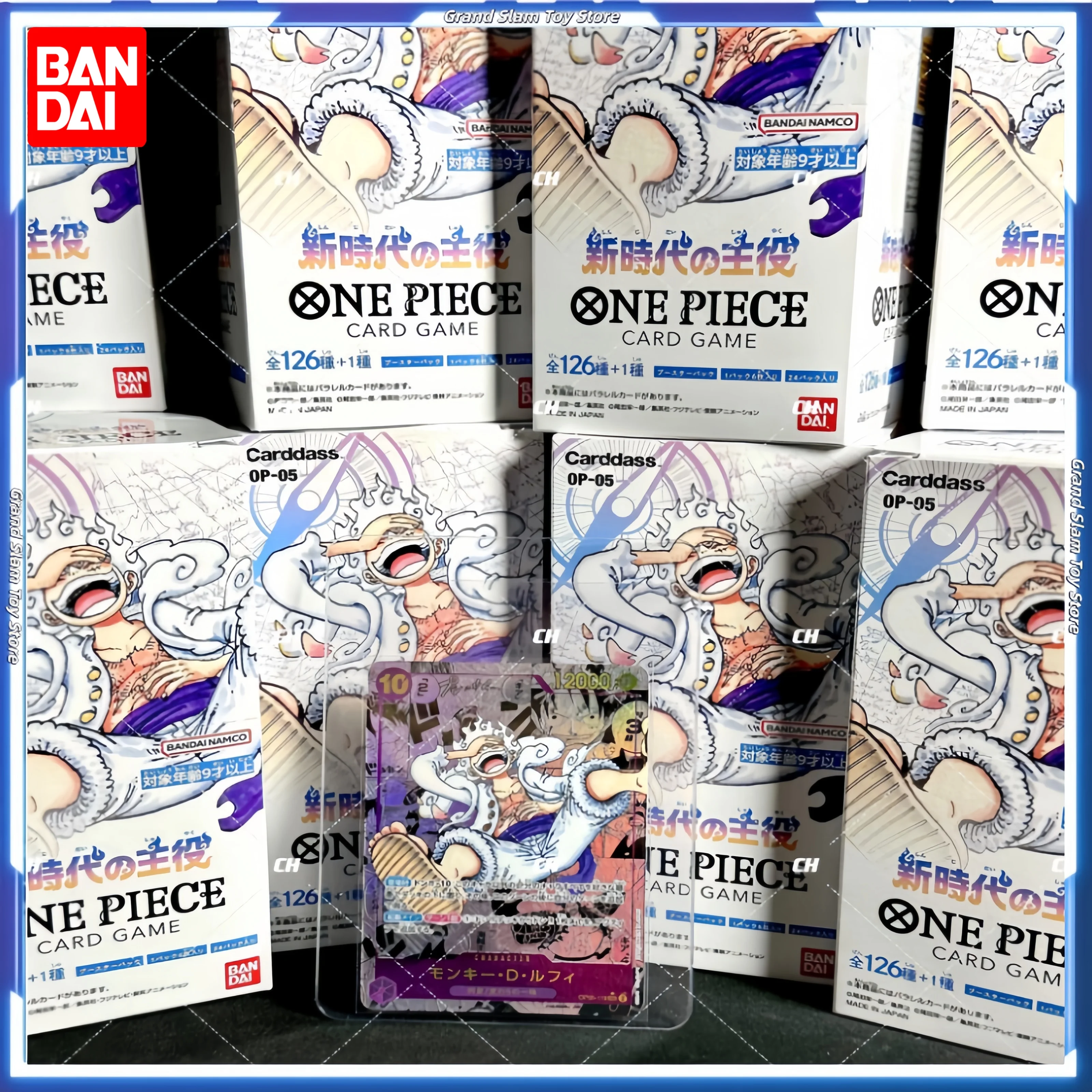 En Existencia, 2025, Bandai Original, One Piece Opcg, Juego de Cartas Coleccionables, Versión Japonesa, Op-05, Colección Carrying On His Will, Juguetes de Cartas