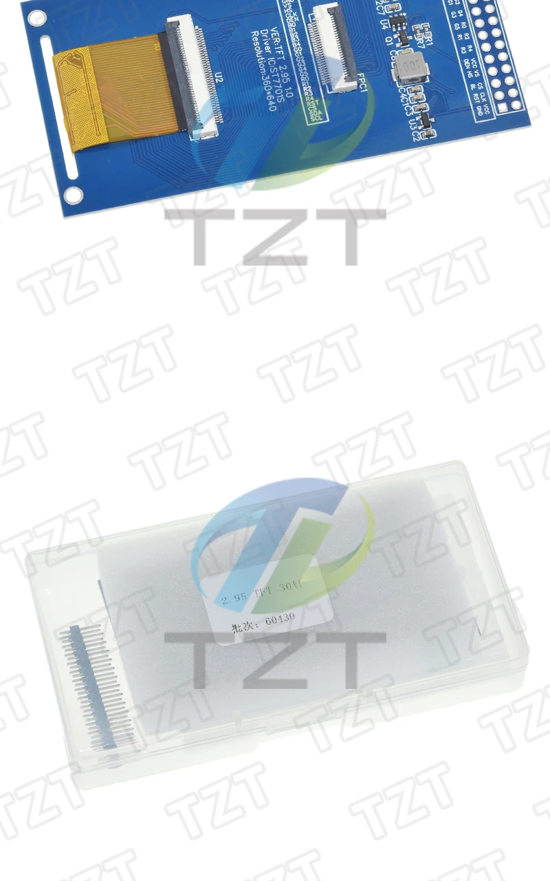 TZT 2,95 Zoll TFT LCD Modul 360x640 ST7701 SPI RGB Schnittstelle Displaybildschirm 3,3V 5V für Raspberry Pi – Detail 8