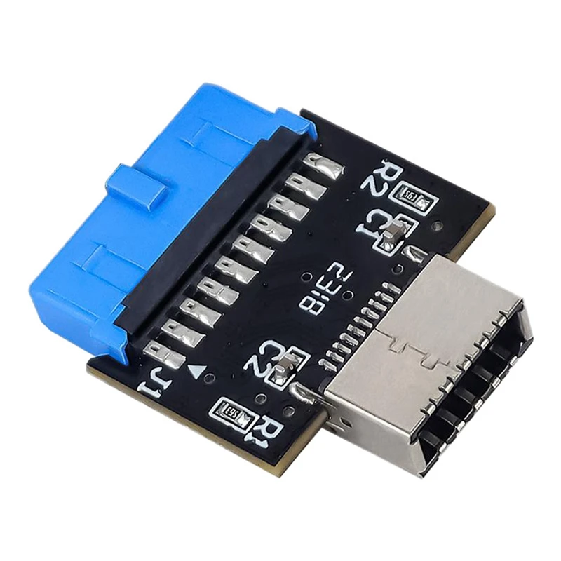 NEW-Computer Motherboard USB3.0/3.1 19PIN To TYPE-E20PIN Adapter For Computers Without USB3.0 Ports On The Front