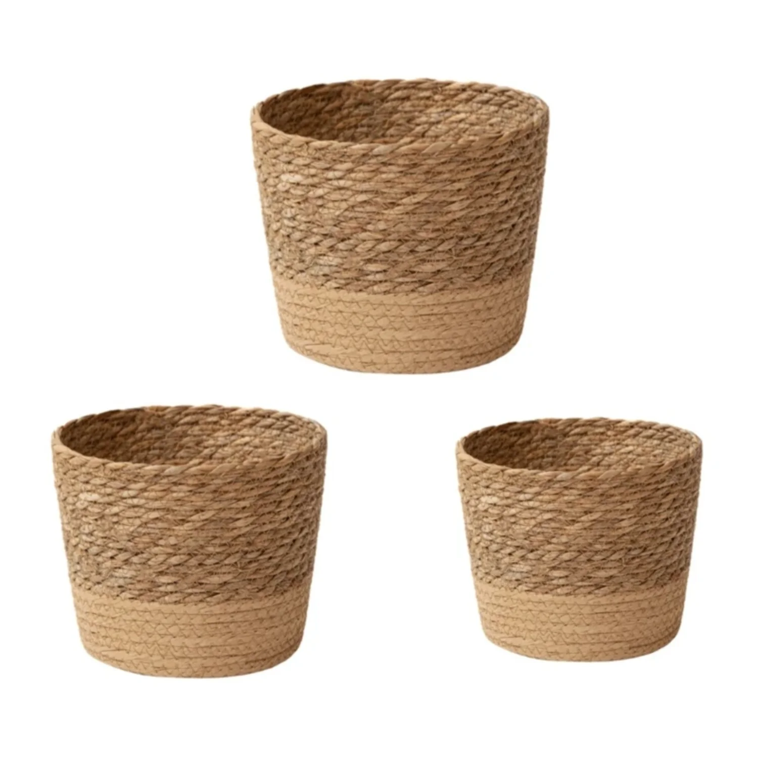 

67JB Straw Plant Basket Indoor Woven Plant Pots Planter Flower Pots Plant Pot