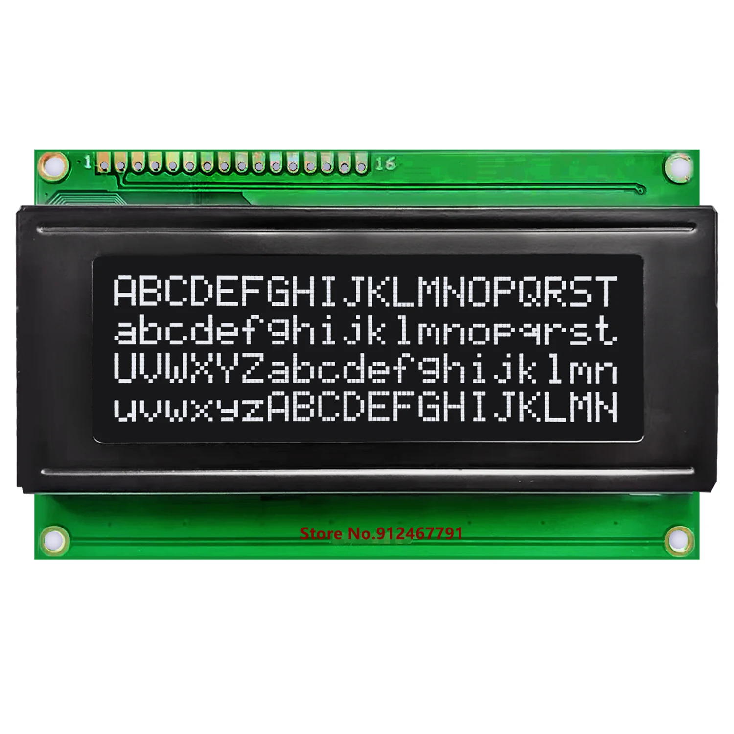 5V 2004 LCD Module VA White Fonts on Black Background 20X4 HD44780 ST7066 EQV Chip Parallel Port 2004A Display