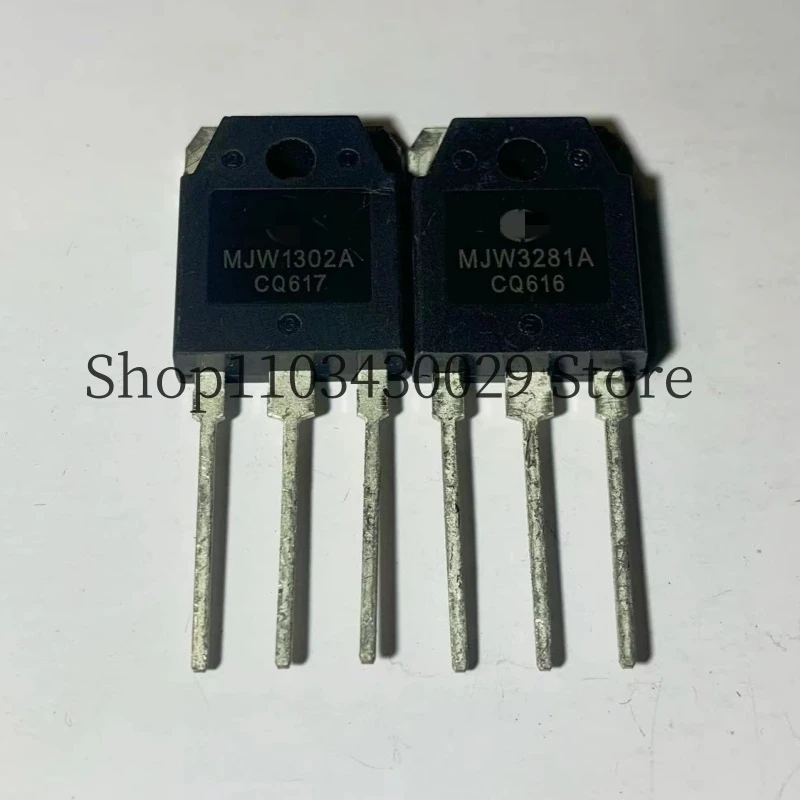 

5 пар (10 шт.), новые импортные модели MJW1302A MJW1302 + MJW3281A MJW3281 TO-3P 15A 250V