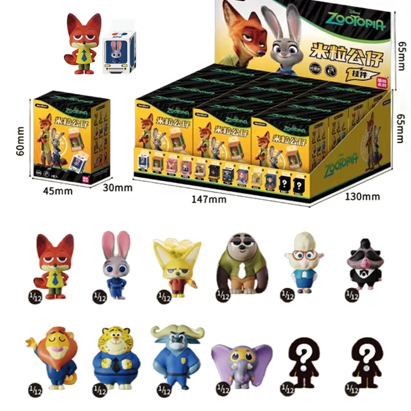 

НОВЫЙ Disney Zootopia Judy Hopps Nick Wilde Bogo Clawhauser Аниме Фигурка Модель Рисовое Зерно Кукла Слепая Коробка Игрушка Орнамент Подарок На День Рождения