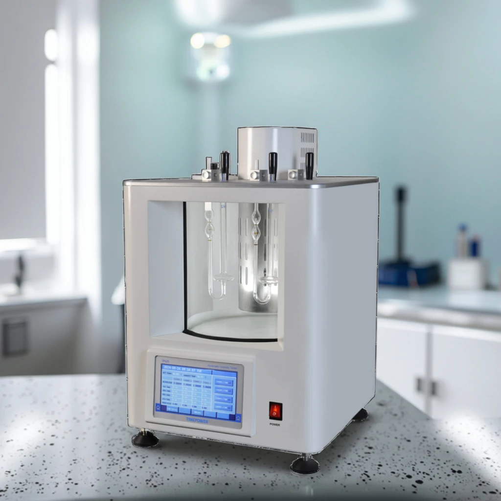 TIMEPOWER TP625 مقياس اللزوجة الحركية 4 ثقوب التنظيف اليدوي اختياري برودة زيوت التشحيم اختبار 4 حفرة التنظيف اليدوي مقياس اللزوجة