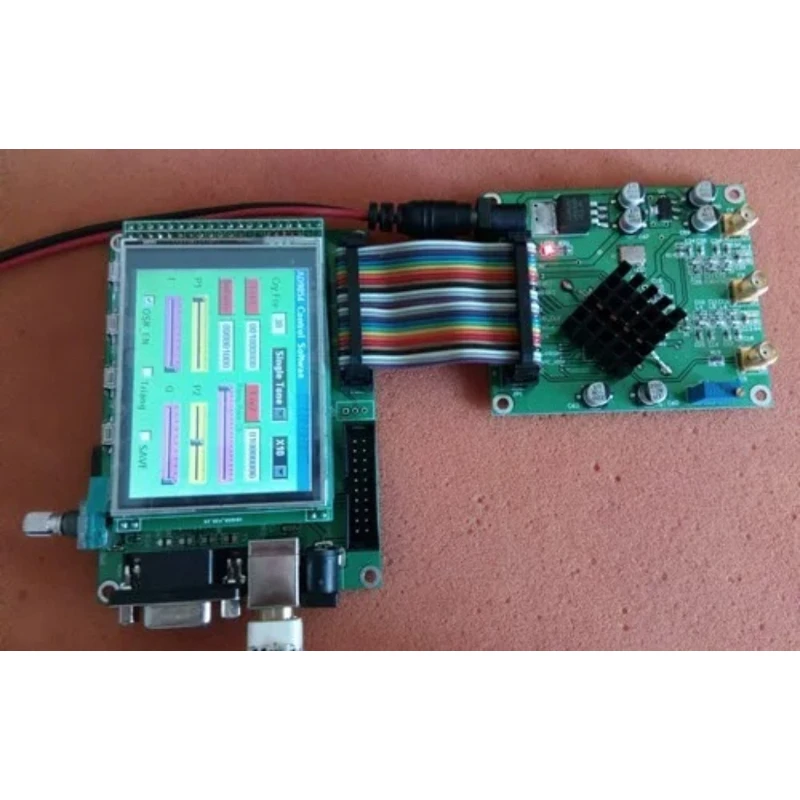 AD9854DDS module, signal generator STM32/GD TFT touch color screen, rotary encoder control