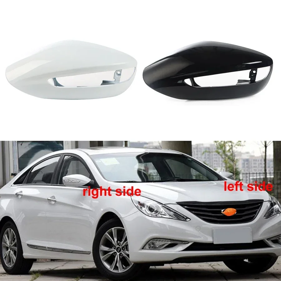 For Hyundai Sonata 8th Generation 2010 2011 2012 - 2014 Replace Painted Rear View Mirrors Shell Cap Wing Door Side Mirror Cover