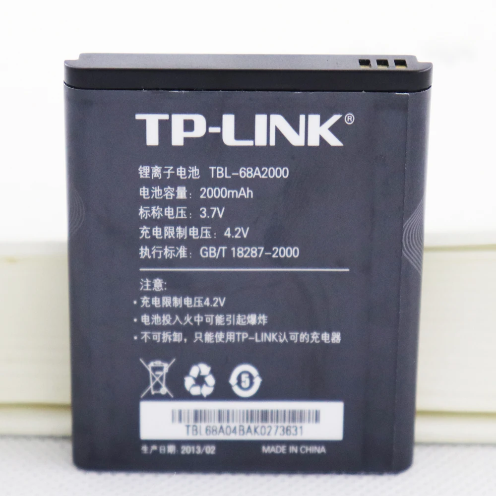 2000mAh TBL-68A2000 Battery For TP-LINK TL-MR11U TL-MR3040 wifi 3.7V Battery Batterie Bateria