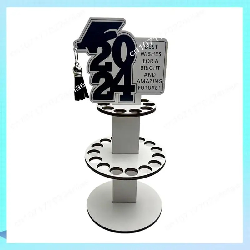 

A17Z 6PCS 2024 New Graduation Gift Wallet Wooden Wallet Ornament For Desk Decoration Money Holder Cash Congrats Card Easy Instal