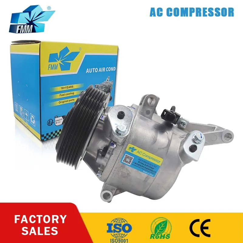 

FMM DKV-09Z A/C AC Compressor for MAZDA CX3 CX-3 CX2 TOYOTA Demio Scion iA Yaris 1.5L T964038A D09W61450 DBA-DJ3FS 88310-WB001