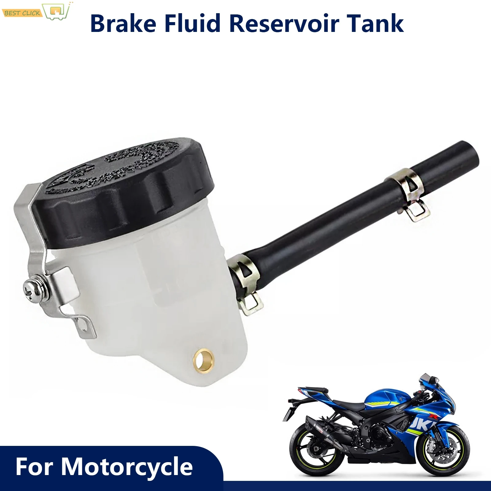 Front Brake Master Cylinder Fluid Reservoir Tank Oil Cup for Yamaha YZF-R1 Suzuki GSXR600 Kawasaki ZX-6R Motorcycle Accessories