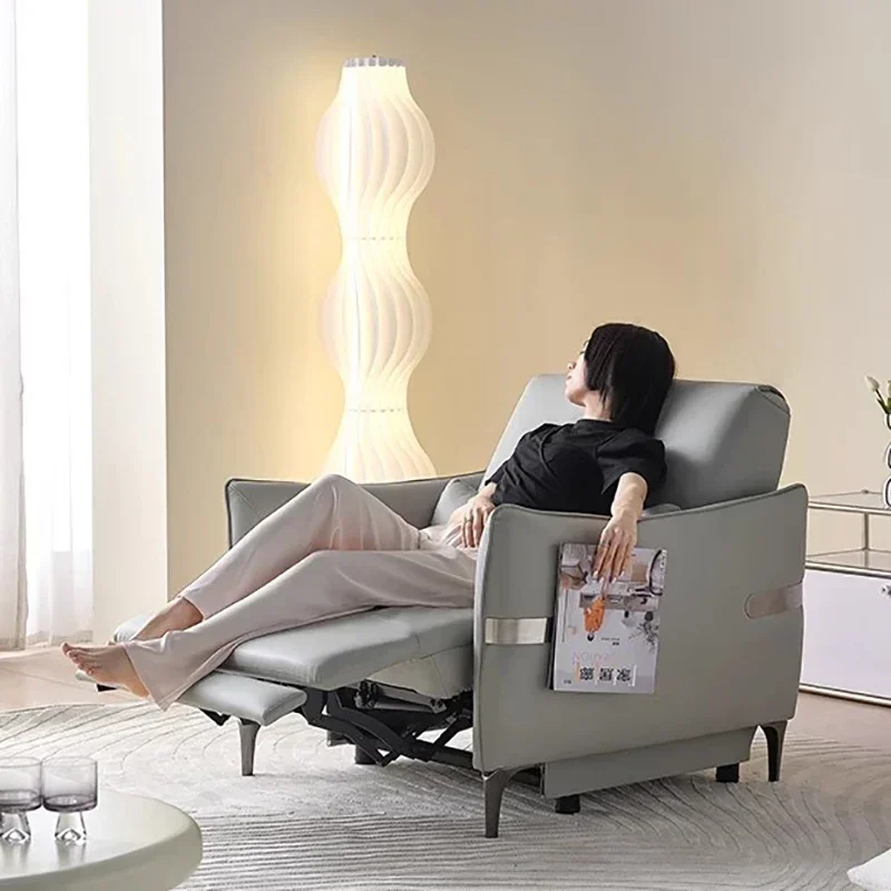 Sofás reclinables eléctricos para dormitorio, asientos de masaje, sofás reclinables en forma de L, Sillon de lujo, muebles reclinables para sala de estar