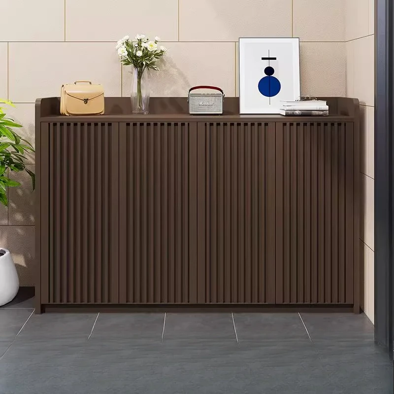 Entrance Hall Vertical Shoe Cabinet Wooden Space Saving Sunglasses Shoe Cabinet Slippers Replica Muebles Shoemakers Furniture