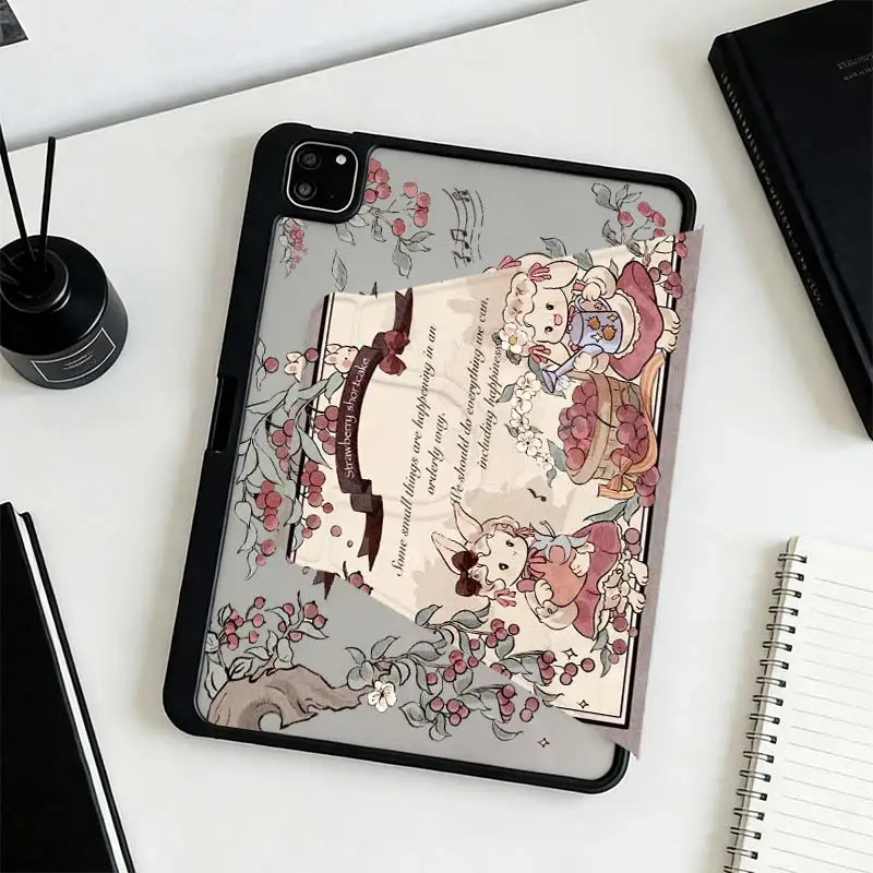 360° Rotate Tri-Fold Smart Case For IPad Mini6 8.3 Pro 10.5 Pro11 iPad 10.2 7/8/9 4/5 10.9 10th iPad A16 2025 11 Air11/13