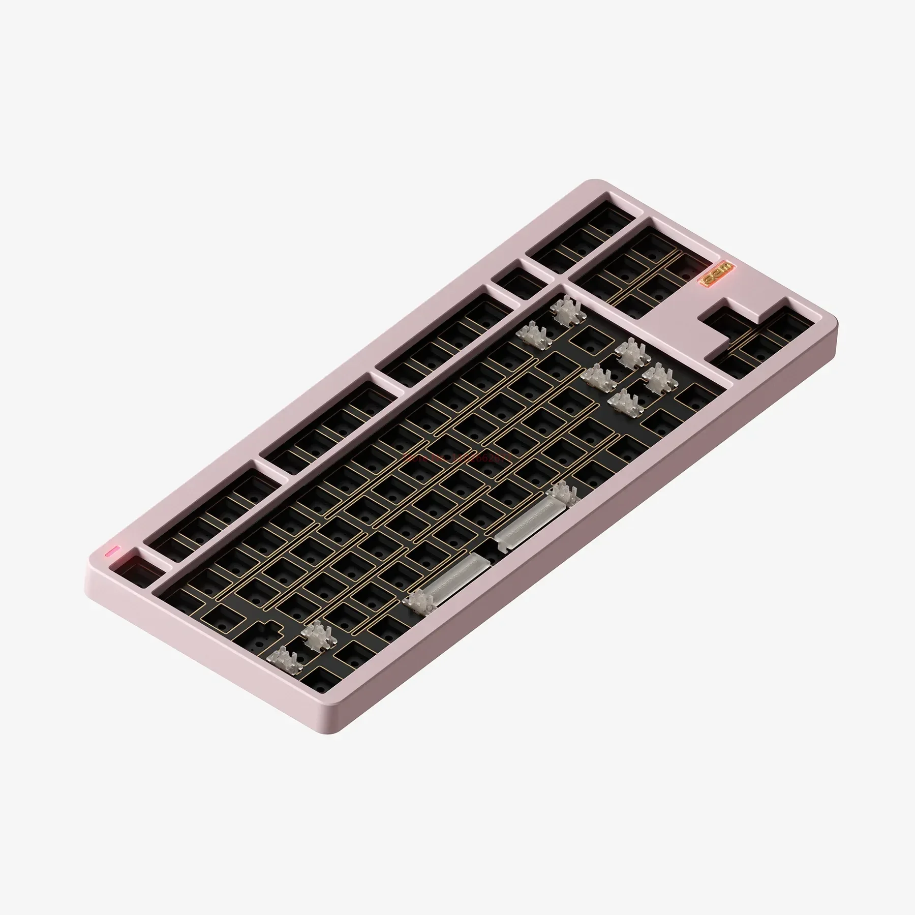 Imagem -05 - Nuphy-teclado Mecânico Kit Gem80 Liga de Alumínio com Fio Ergonômico Acessórios de pc para Win Mac Presente