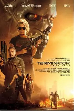 Lot style Choose Terminator 6 Dark Fate Movie Art print Silk poster Home Wall Decor