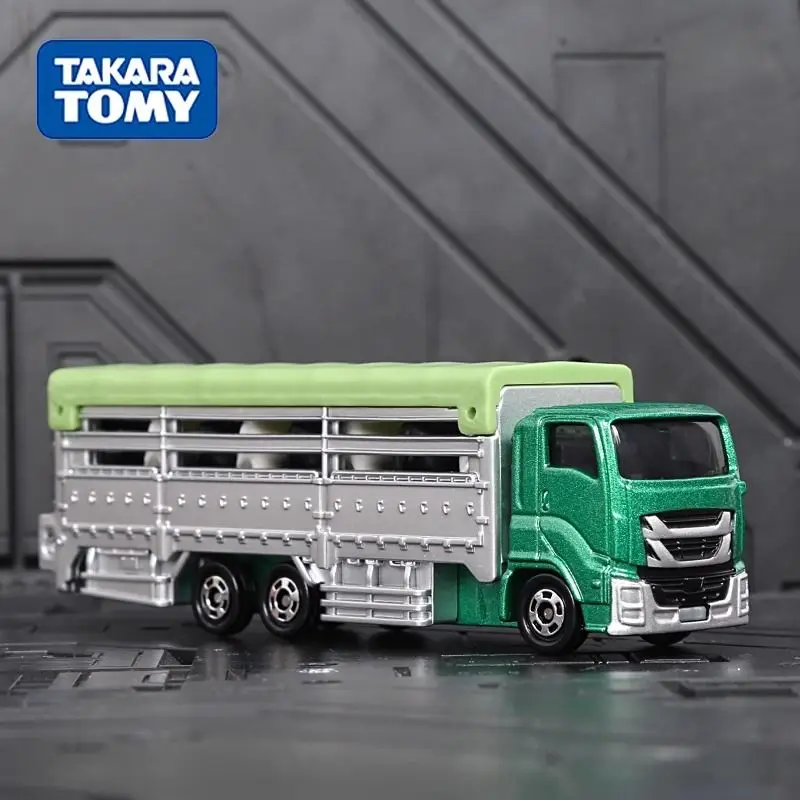 Takara Tomy Tomica NO.139 Cow Transport Truck Alloy Toy Vehicle Diecast Metal Model Children's Birthday Gift Toys Xmas Gift