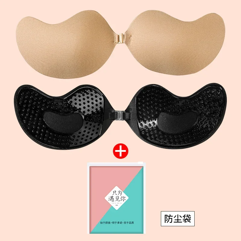 Adesivi per il petto in Silicone a forma di Mango sollevare la copertura del capezzolo Pasties reggiseno invisibile autoadesivo petali del seno Pad Underware 1/2 pezzi