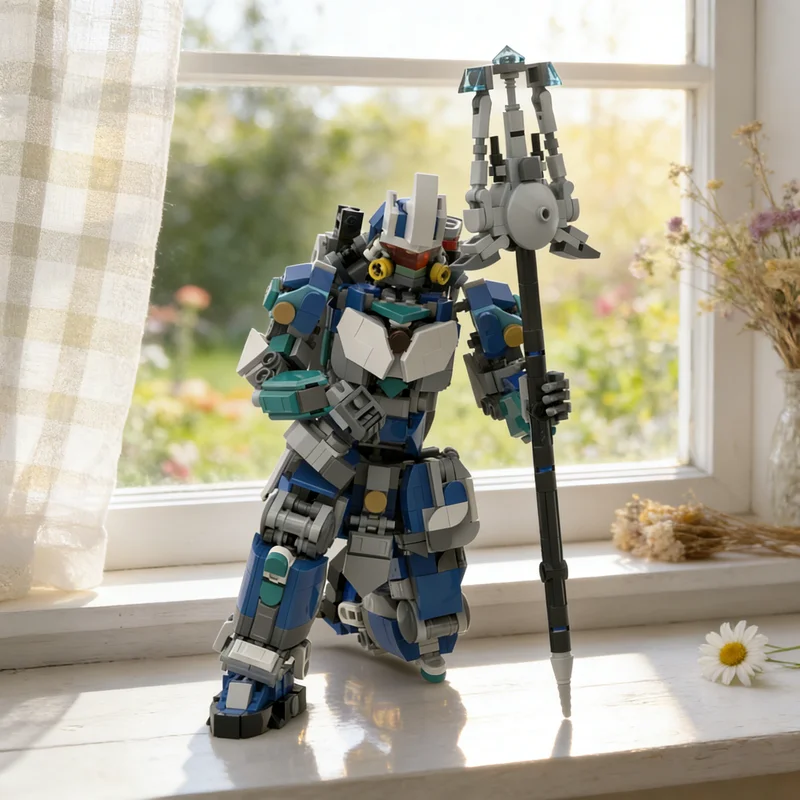 

885 деталей MOC: Конструктор «Позиционер» (Позиционер-Морской Бог) — Архитектурная модель, Рождественский подарок, Креативная развивающая игрушка, Кирпичики для детей, Идея для подарка на день рождения, Сделай сам