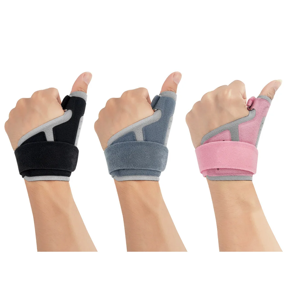 Férula de pulgar para hombres y mujeres, soporte para artritis tenosinovitis, gatillo de tendinitis, inmovilizador de pulgar, se adapta a izquierda y derecha