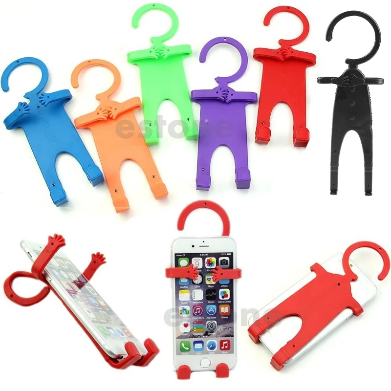 Unique Flexible Silicon Cell Phone Holder Car Mobile Hanger Mount for Smartphone