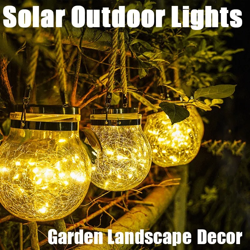 

Gardens Solar Waterproof Courtyard Outdoors Lights Wall LED Landscape Lamps Lawn Landscape Decors crystal luces exterior camping